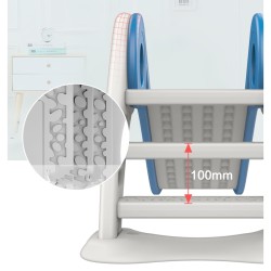 Toboggan pour enfants avec échelle anti dérapante - Rouge