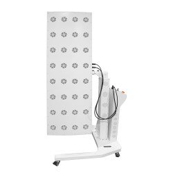 Panneau de luminothérapie infrarouge avec 1000 diodes LED et support mobile - Orientation ajustable
