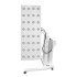 Panneau de luminothérapie infrarouge avec 1000 diodes LED et support mobile - Orientation ajustable