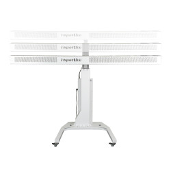 Panneau de luminothérapie infrarouge avec 1000 diodes LED et support mobile - Orientation ajustable