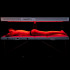 Panneau de luminothérapie infrarouge avec 1000 diodes LED et support mobile - Orientation ajustable