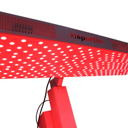 Panneau de luminothérapie à LED rouge avec 750 diodes LED et support sur pied mobile réglable horizontalement et verticalement