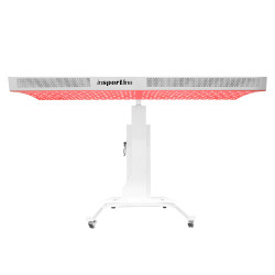 Panneau de luminothérapie à LED rouge avec 750 diodes LED et support sur pied mobile réglable horizontalement et verticalement
