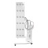 Panneau de luminothérapie à LED rouge avec 750 diodes LED et support sur pied mobile réglable horizontalement et verticalement
