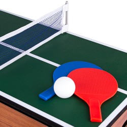 Table de multi-jeux polyvalente - réglable et robuste - format mini