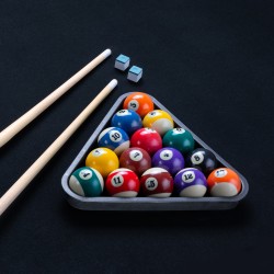 Table de jeu 3 en 1 de billard ping-pong et de baby foot - Table à manger