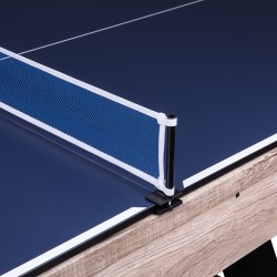 Table de jeu 3 en 1 de billard ping-pong et de baby foot - Table à manger