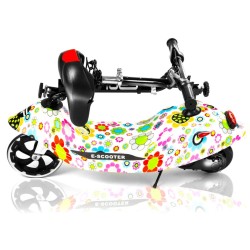 Trottinette électrique PHACT avec siège fleuri pliable