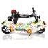 Trottinette électrique PHACT avec siège fleuri pliable