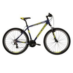 Vélo VTT noir et jaune