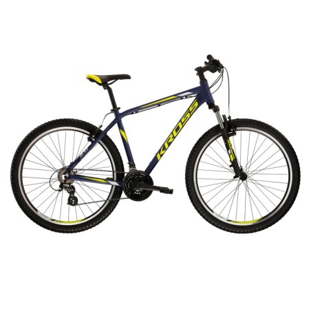 Vélo VTT noir et jaune