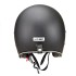 Casque de moto vintage chromé avec pare-soleil amovible