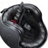 Casque de moto vintage chromé avec pare-soleil amovible