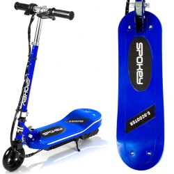 Trottinette électrique NAOS bleue avec ou sans siège pliable