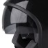 Casque de scooter ouvert et confortable - design noir avec étoile