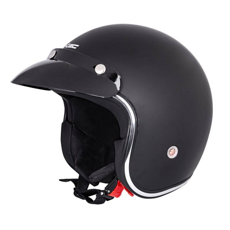 Casque de moto vintage - Casque de moto ouvert brillant ou mat