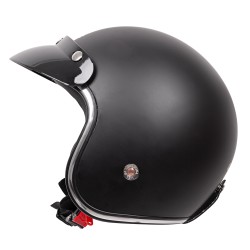 Casque de moto vintage - Casque de moto ouvert brillant ou mat