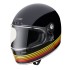 Casque de moto élégant et rétro