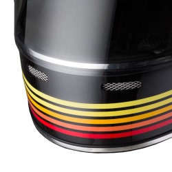 Casque de moto ouvert vintage - Casque de moto café racer rétro