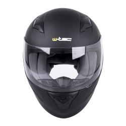 Casque intégral pour enfants noir avec système de ventilation et sécurité premium