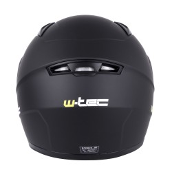 Casque intégral pour enfants noir avec système de ventilation et sécurité premium