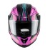 Casque de moto W-TEC YM-925 Magenta - Rose-Noir