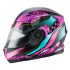 Casque de moto W-TEC YM-925 Magenta - Rose-Noir