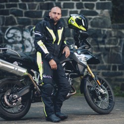 Veste de moto pour homme - Blouson de moto léger et résistant