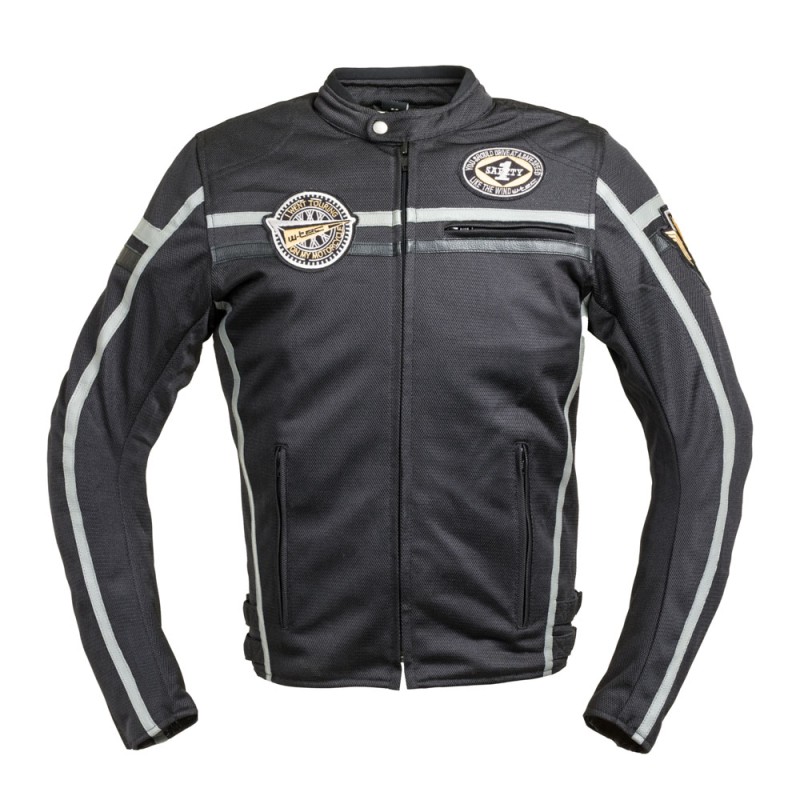 Blouson en polyester pour moto