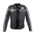 Blouson de en cuir noir moto pour homme - Avec renforcement articulations