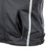 Blouson de en cuir noir moto pour homme - Avec renforcement articulations