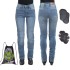 Jeans moto pour femme confortable et souple