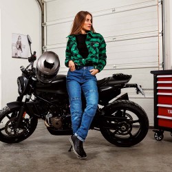 Jeans de moto pour femmes - Pantalon de moto avec protections amovibles