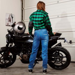 Jeans de moto pour femmes - Pantalon de moto avec protections amovibles