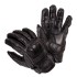 Gants de moto en cuir noir