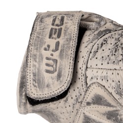 Gants de moto en cuir vintage - Protection moto durable et respirante