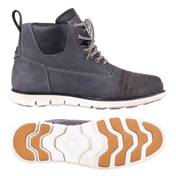 Chaussures de moto en daim ultra-résistantes - Bleu-Gris ou Vert Olive