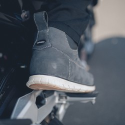 Chaussures de moto en daim ultra-résistantes - Bleu-Gris ou Vert Olive