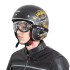 Lunettes de moto chromées vintage - Protection des yeux de qualité