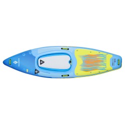 Paddle board hybride de 11'4 - Entraînement paddle et kayak
