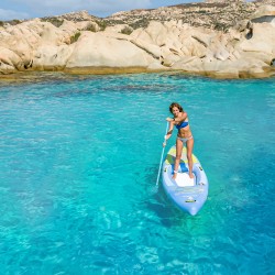 Paddle board hybride de 11'4 - Entraînement paddle et kayak