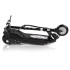 Trottinette électrique noire ENIF pour enfant avec ou sans casque de sécurité