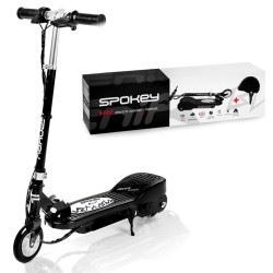 Trottinette électrique noire ENIF pour enfant avec ou sans casque de sécurité