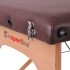 Table de massage en bois pliable pour professionnel - Jaune crème
