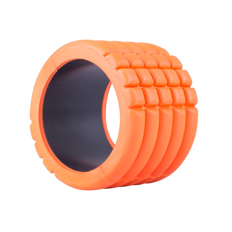 Rouleau De Yoga En Mousse Semi-circulaire - Noir, 30x15x7.5 Cm, Pour étirement, Massage Et Pilates