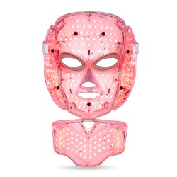 Masque de luminothérapie LED pour le visage et le cou Hilmana