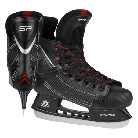 Patins à glace mixtes pour la pratique du hockey sur glace.