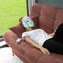 Masque de luminothérapie LED pour le visage et le cou Hilmana