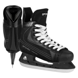 Patins de hockey sur glace en cuir synthétique PROCYJON mixtes