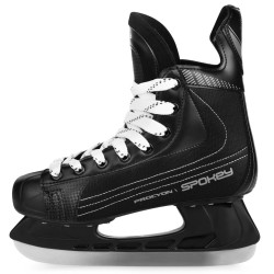 Patins de hockey sur glace en cuir synthétique PROCYJON mixtes